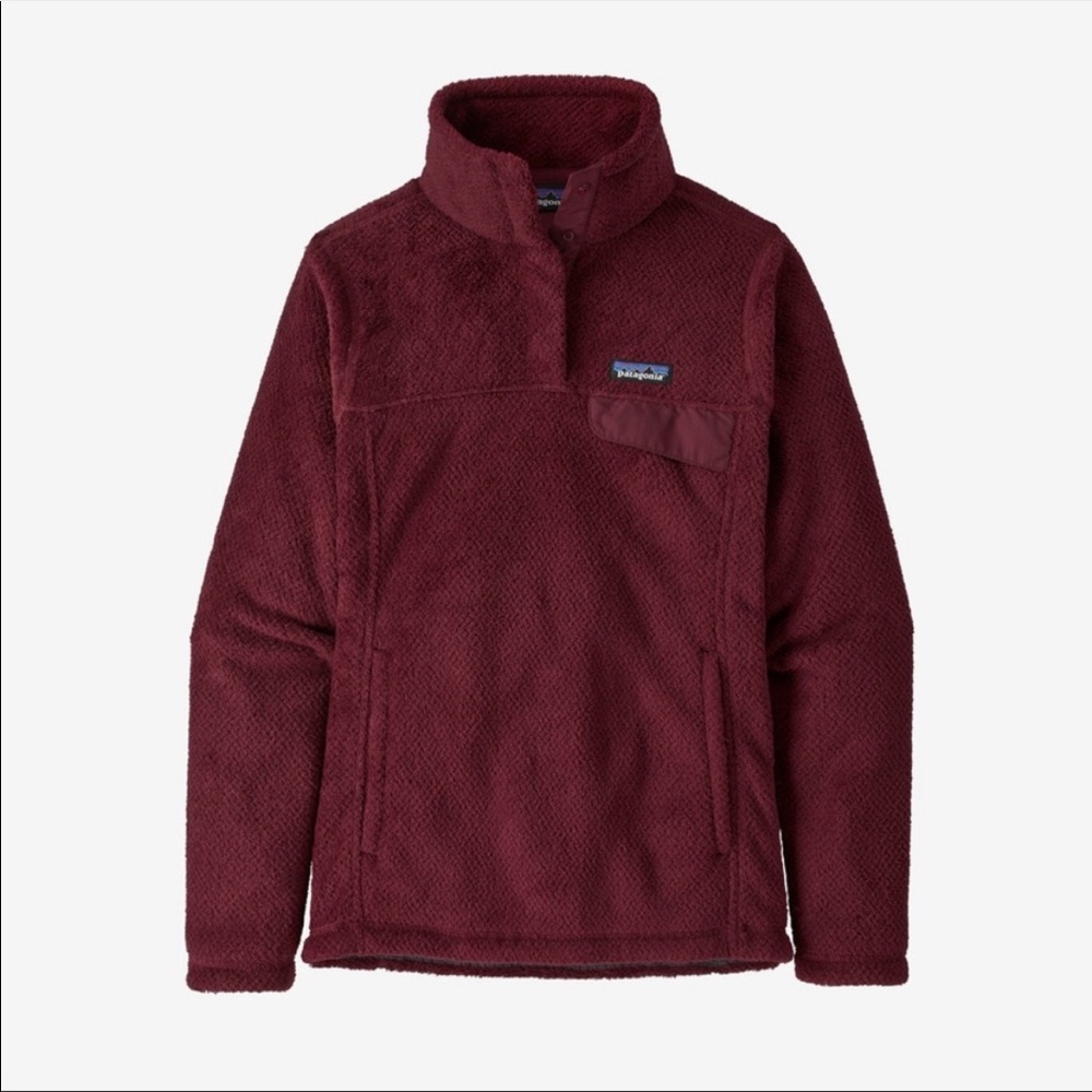 Patagonia | Maroon Wine Red Re-Tooled T Snap
Pullover Fleece Jacket